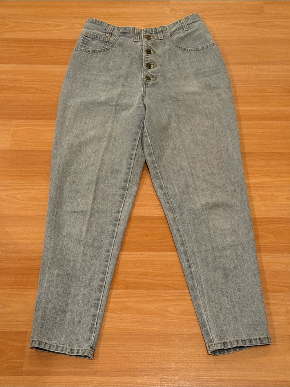 Vintage Forenza Sportwear Mom Jeans USA Button Fly High Rise Tapered Size 12